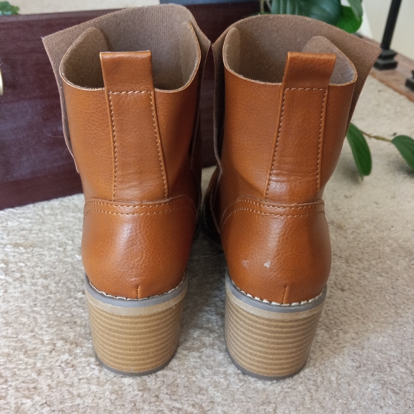 Mossimo Supply Co. Pull On Boots Heeled Boots Slip On Booties - Picture 3 of 9